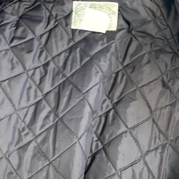 Vintage Hunters Manufacturing Co John Paul II Collegiate Bomber Varsity Jacket M - Picture 13 of 15